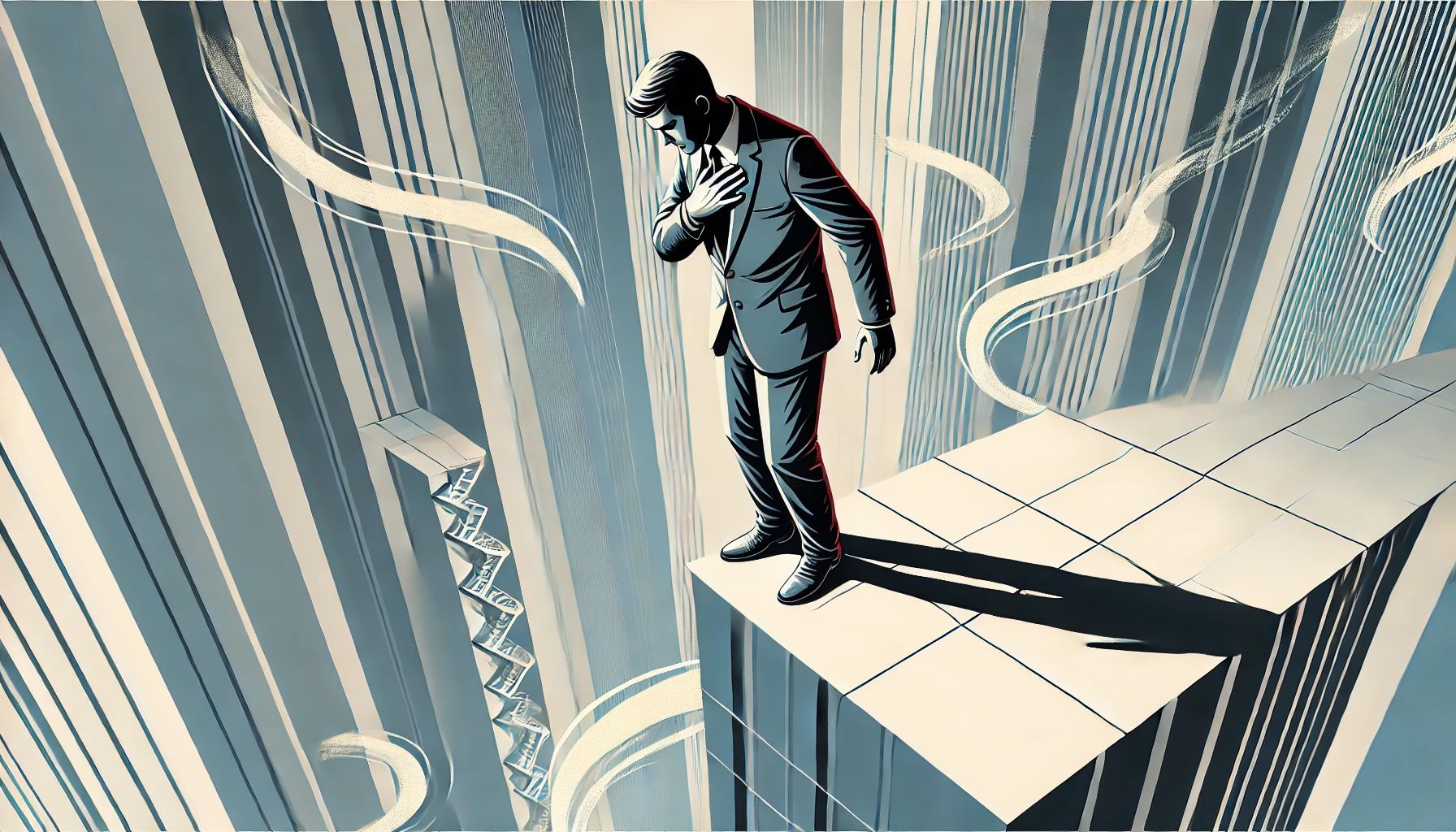 Man with a fear