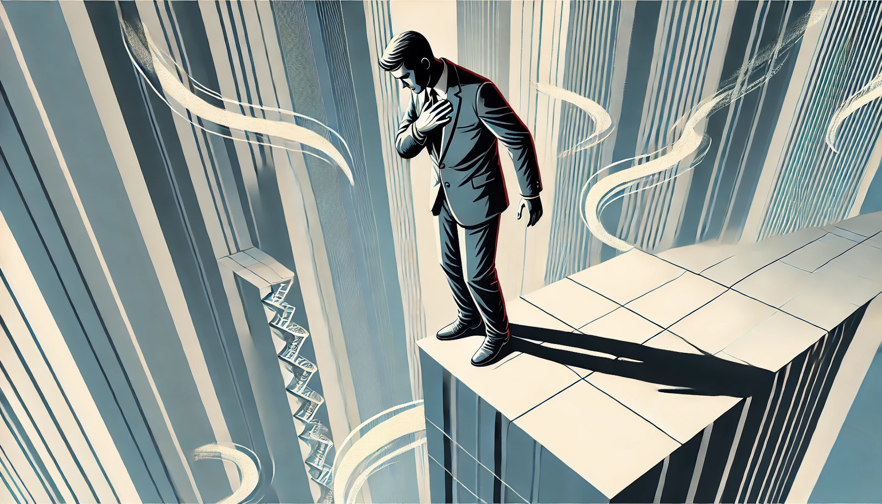 Man with a fear